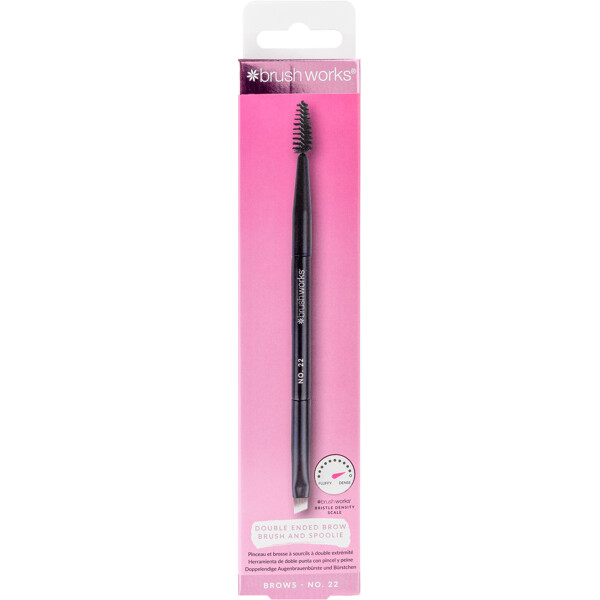 Brushworks No. 22 Brow Brush & Spoolie