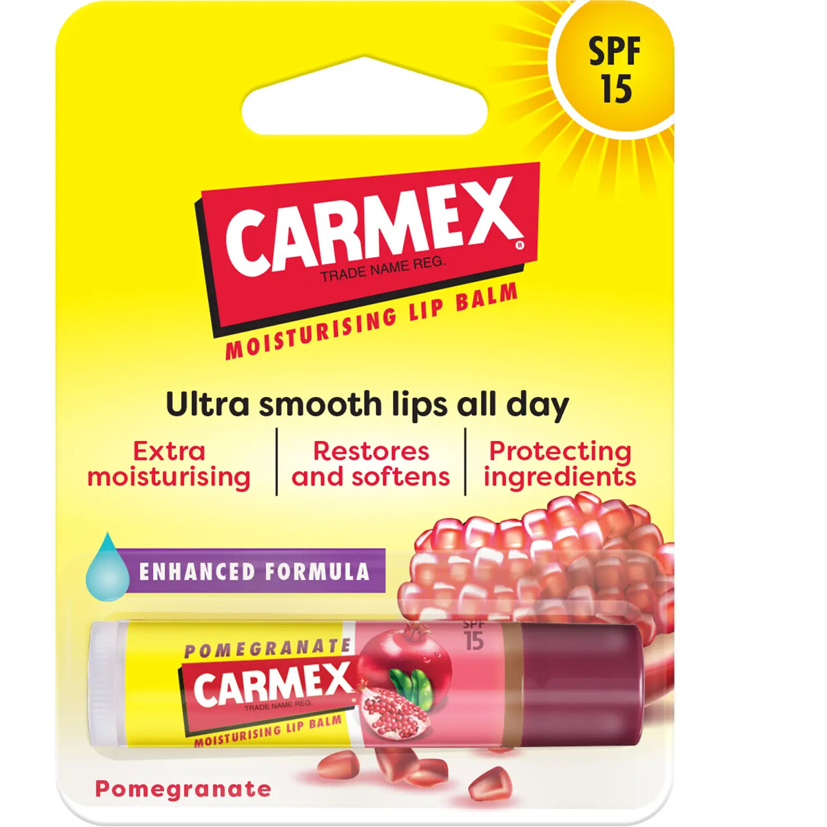 Carmex Pomegranate Lip Balm Stick SPF15
