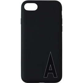 Design Letters Personal Cover iPhone Black A-Z