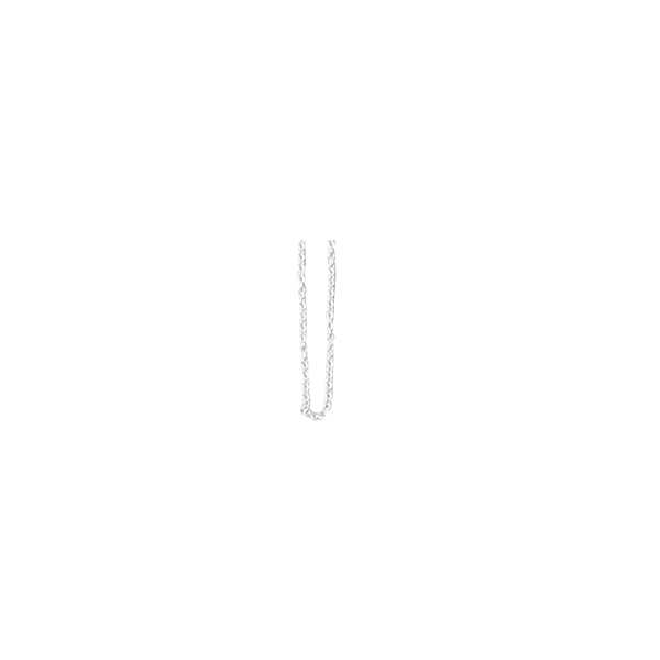 Design Letters Necklace Chain 45 cm Silver