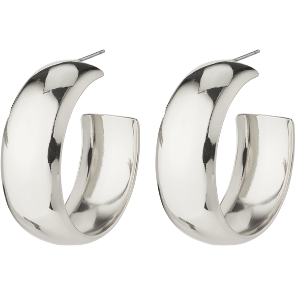 28241-6023 NAIA Mega Chunky Silver Hoops