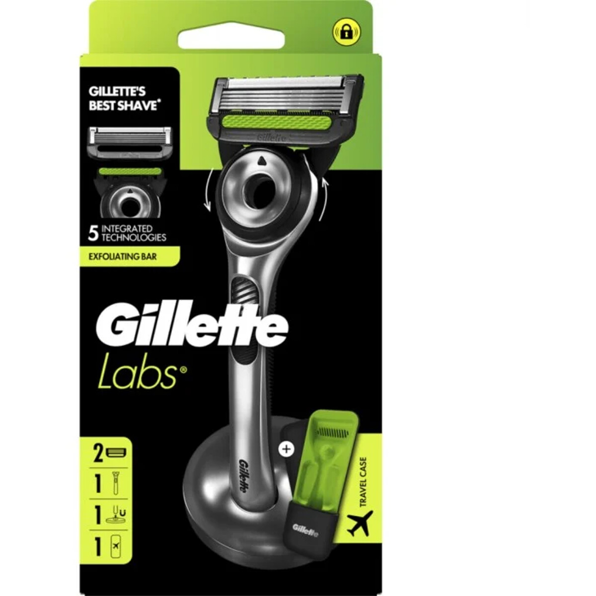 Gillette Labs Rakhyvel 2UP STC + Stand Silver