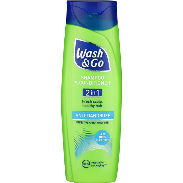 Wash & Go Anti-Dandruff 2in1 Shampoo & Conditioner