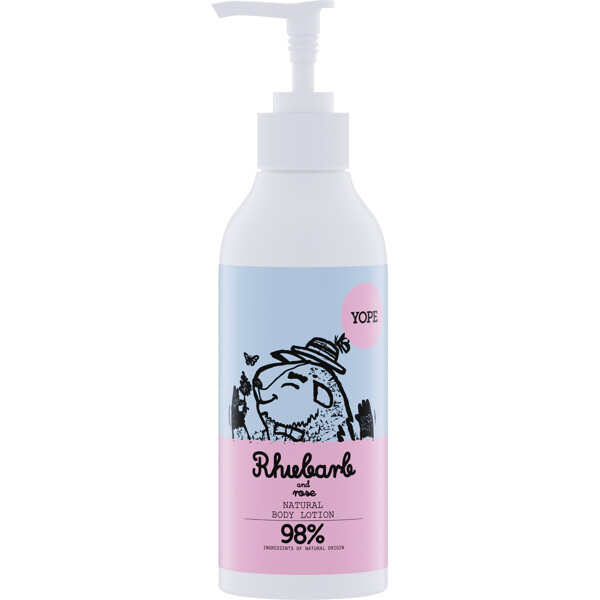 YOPE Rhubarb & Rose Body Lotion