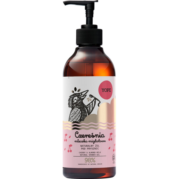 YOPE Cherry & Almond Milk Shower Gel