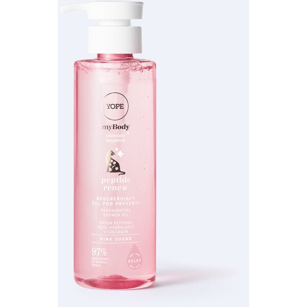 YOPE Peptide Renew Pink Sugar Shower Gel